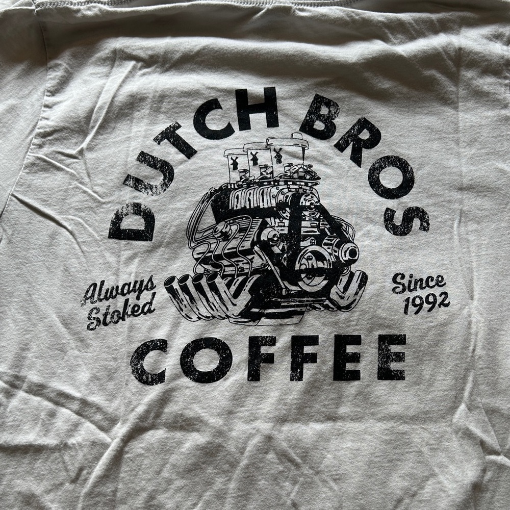 grey dutch bros engine shirt